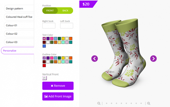 Custom Socks Designm Sotware: Socks design software 