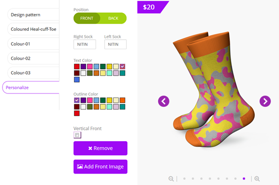 Custom Socks Designm Sotware: Socks design software 